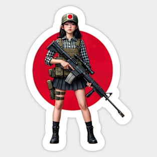 Tactical Girl Sticker